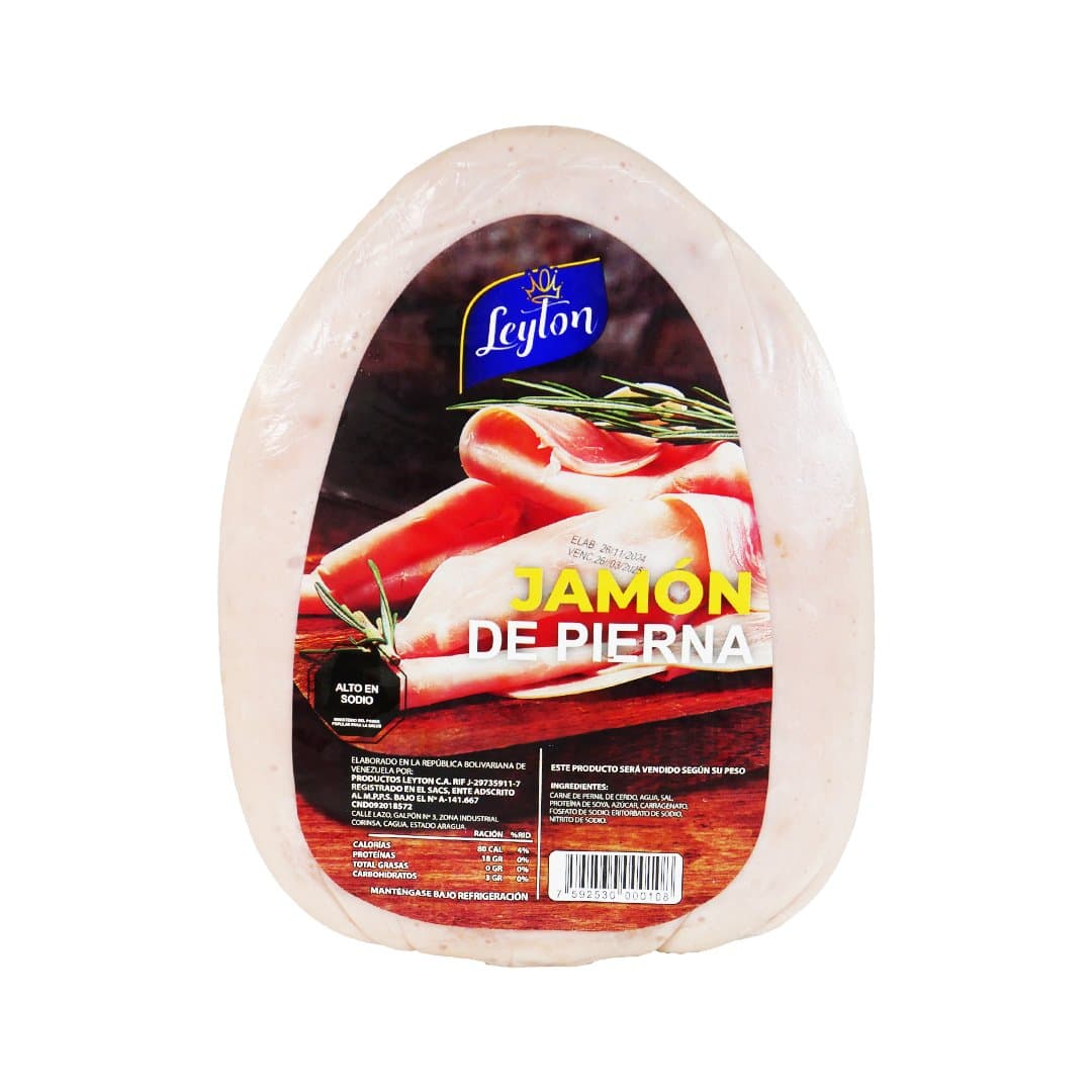 JAMON DE PIERNA EC LEYTON 1KG foto