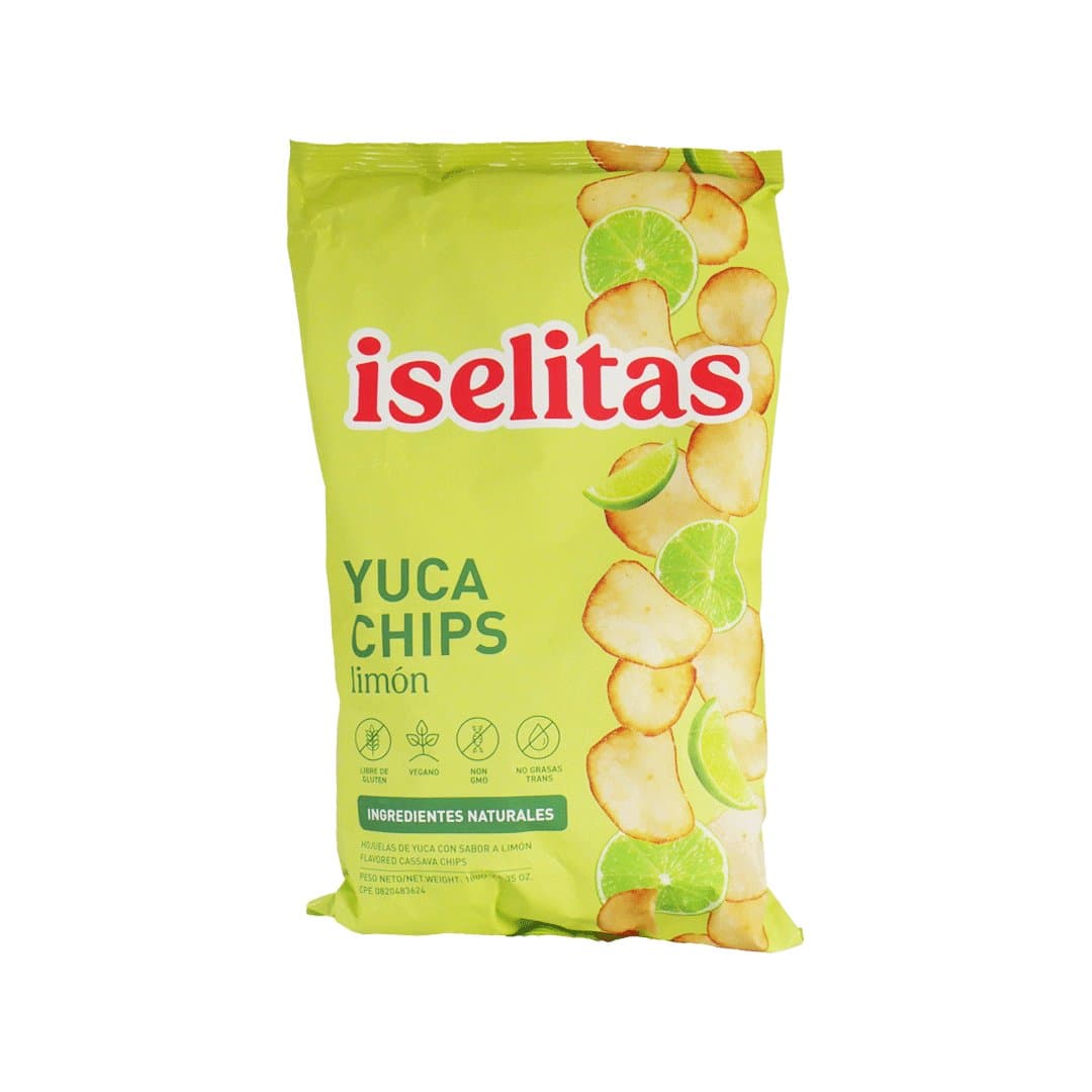 YUCA CHIPS CON LIMON ISELITAS 180 GR foto