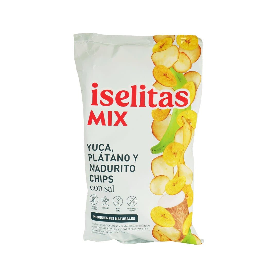 MIX YUCA,PLATANO Y MADURITO ISELITAS 220GR foto