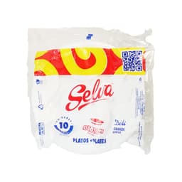 PLATOS DESECHABLES PL10 SELVA 10UND foto