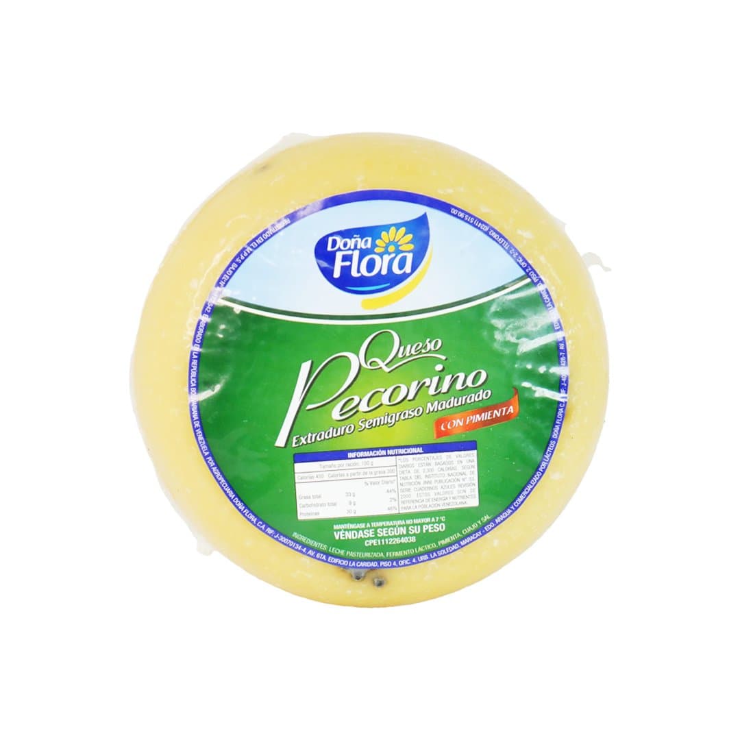QUESO PECORINO CON PIMIENTA DOÑA FLORA 1KG foto