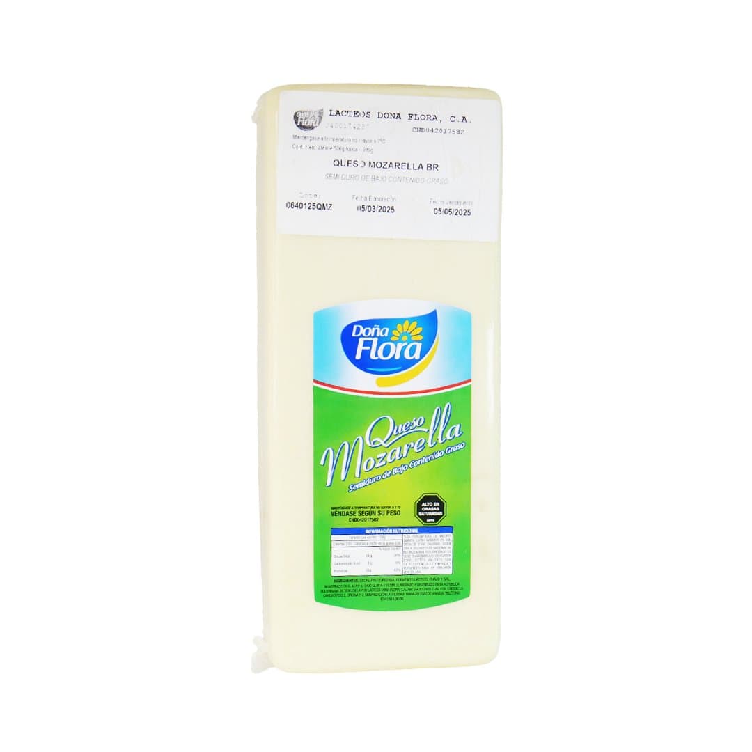 QUESO MOZZARELLA DOÑA FLORA 1KG foto