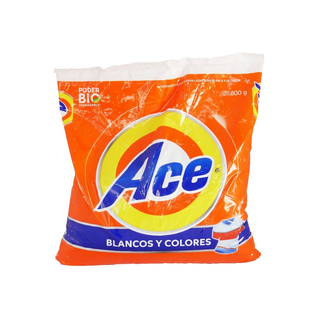DETERGENTE EN POLVO ACE 800GR foto