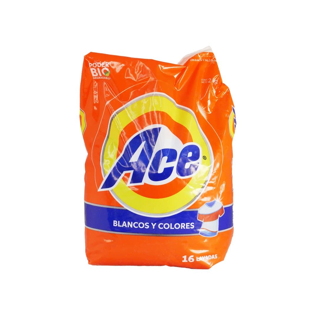 DETERGENTE EN POLVO ACE 2KG foto