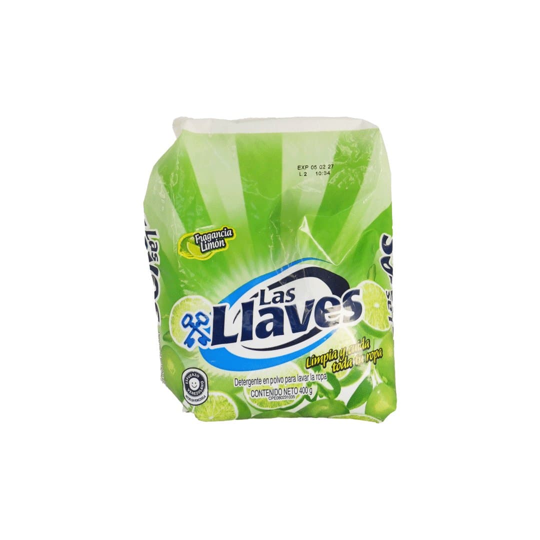 DETERGENTE EN POLVO LIMON LAS LLAVES 400GR* foto