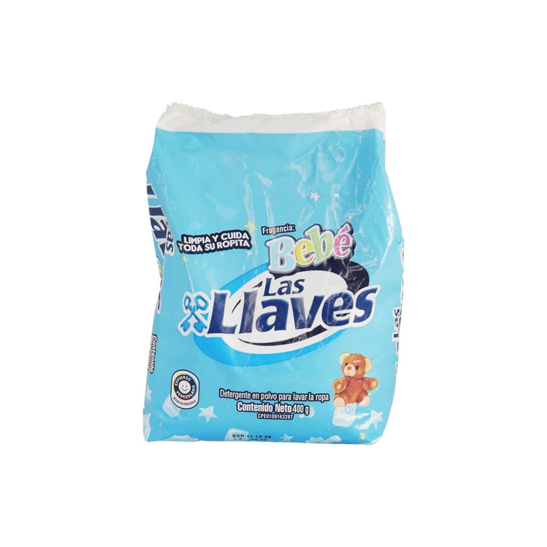 DETERGENTE EN POLVO BEBE LAS LLAVES 400GR* foto