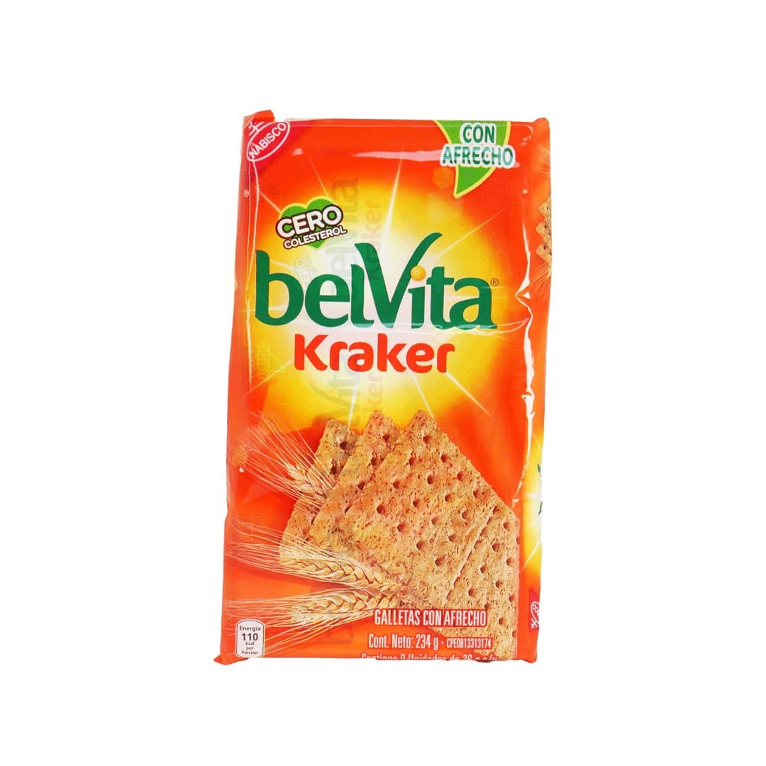 GALLETAS KRAKER BRAN BELVITA 234GR foto