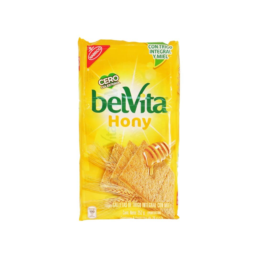 GALLETAS HONY BRAN BELVITA 252GR foto