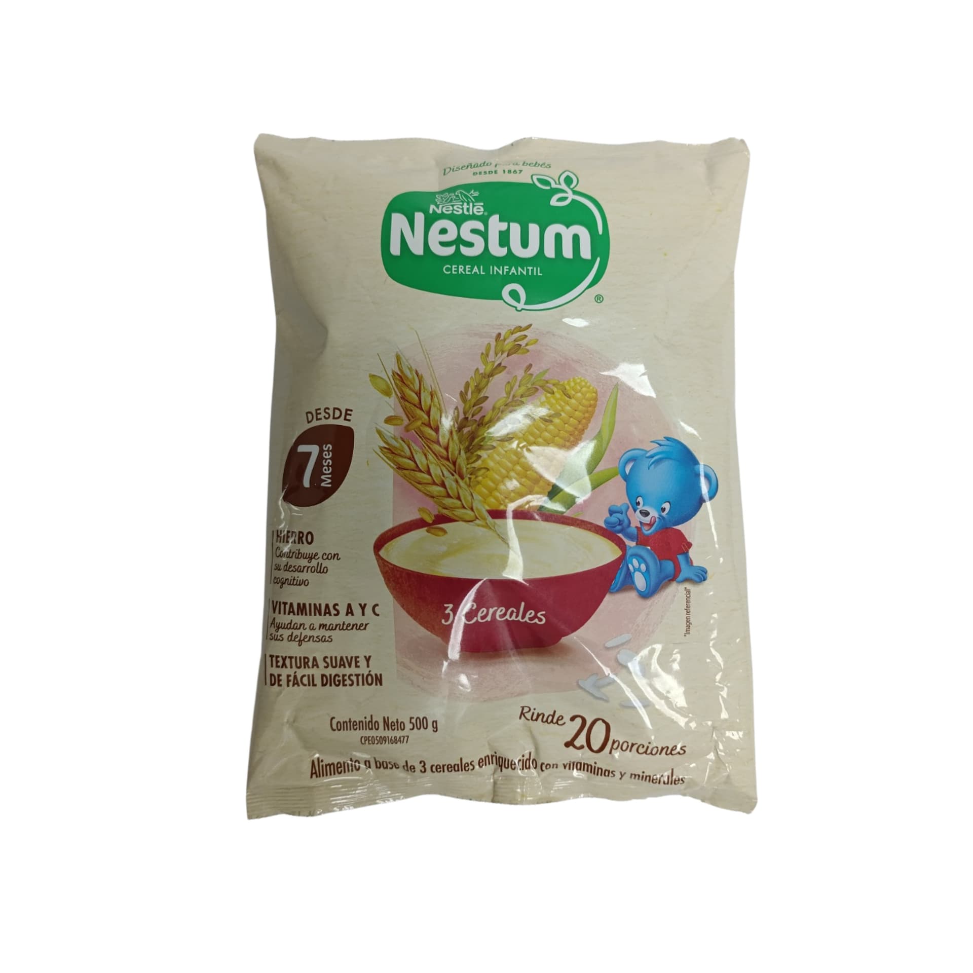 NESTUM 3 CEREALES BOLSA NESTLE 500GR foto