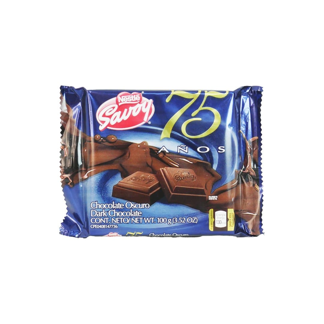 CHOCOLATE DARK ANIVERSARIO SAVOY 100 GR foto