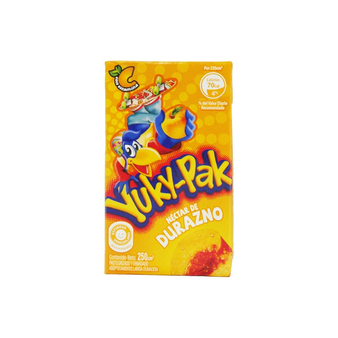 JUGO DURAZNO YUKY PAK 1X250ML foto