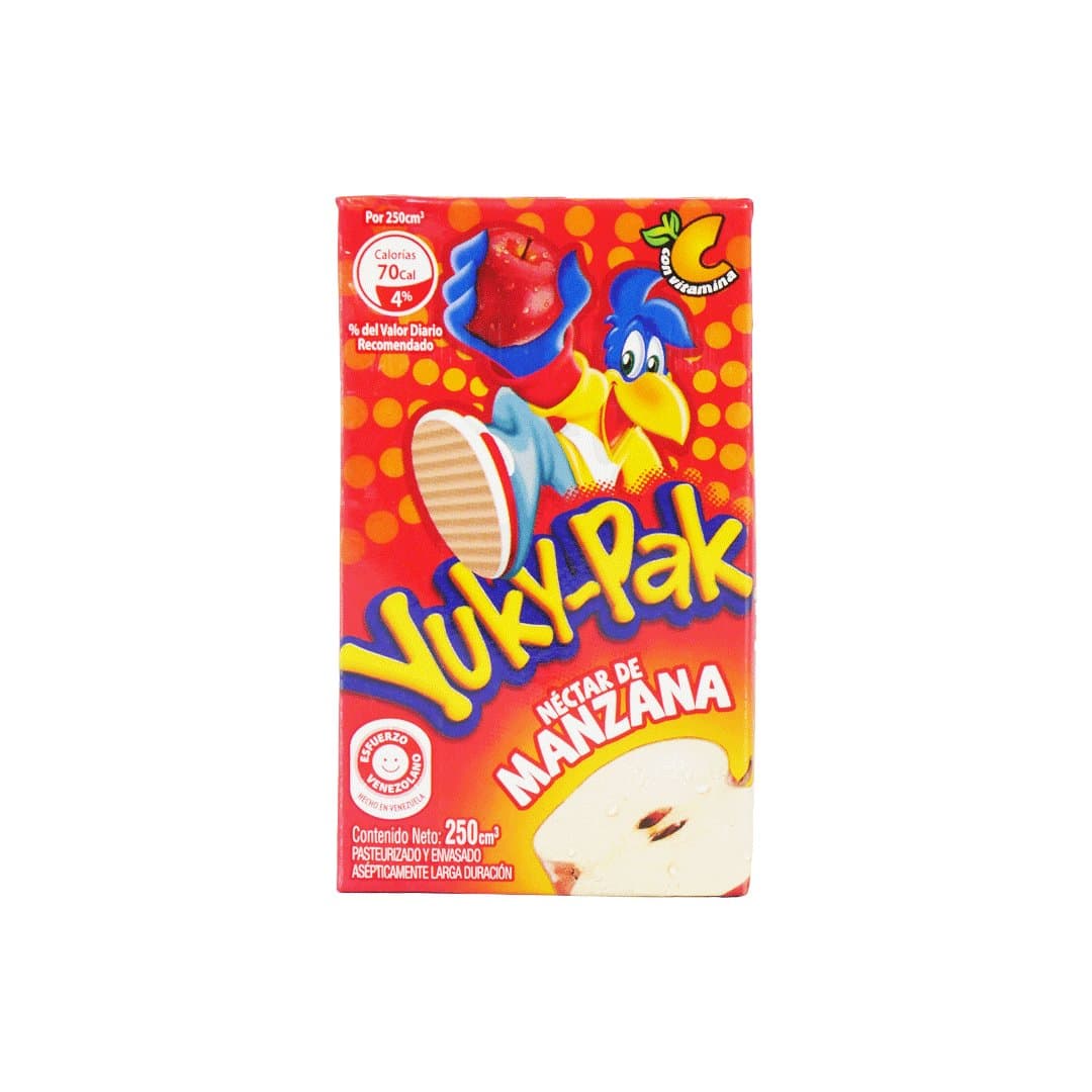 JUGO MANZANA YUKY PAK 1X250ML foto