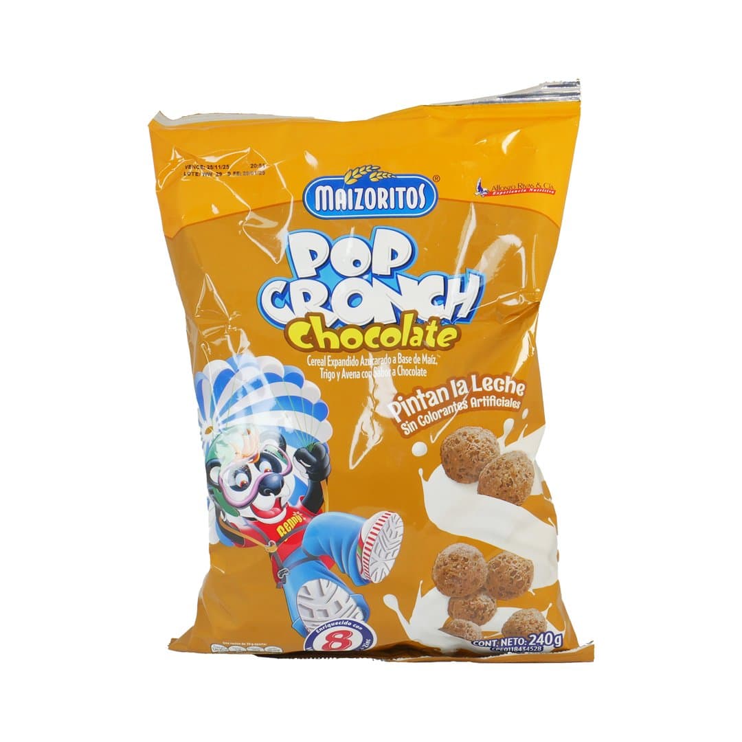 CEREAL POP CRONCH CHOCOLATE MAIZORITO 240GR foto