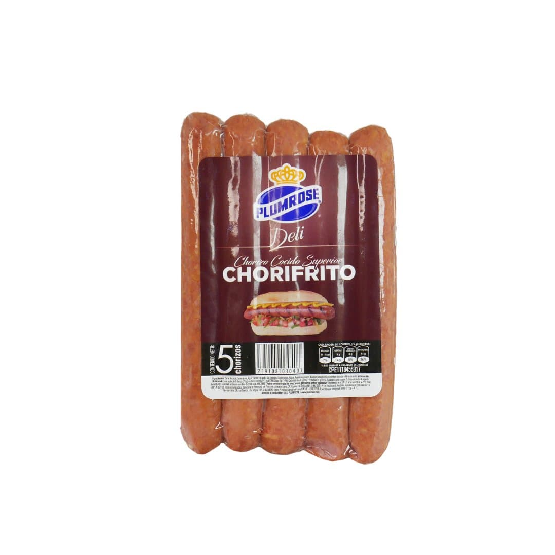 CHORIFRITOS COCIDO PLUMROSE 5UND foto