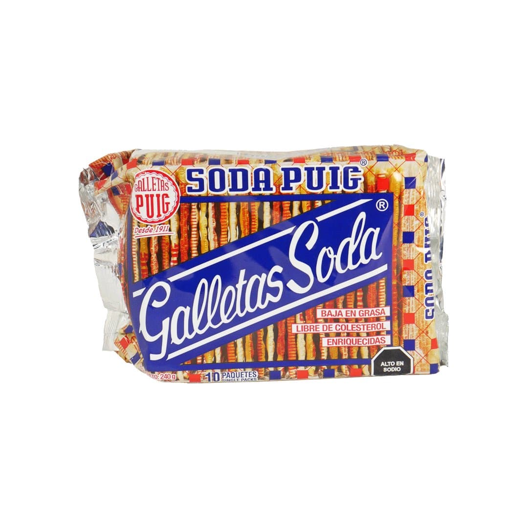 GALLETAS SODA ENRIQUECIDA PUIG 240GR* foto