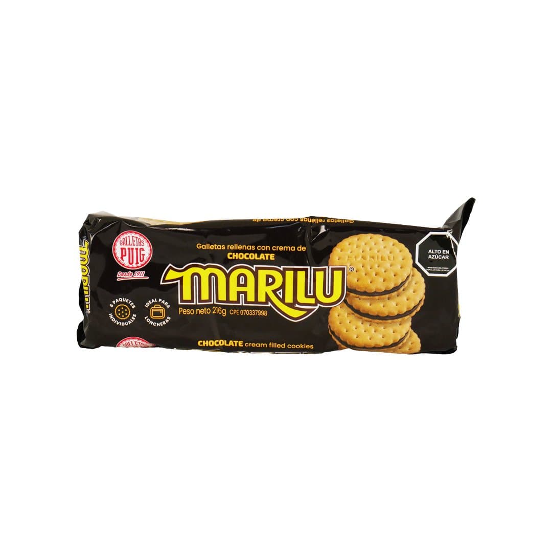 GALLETAS MARILU CHOCOLATE PUIG 216GR foto