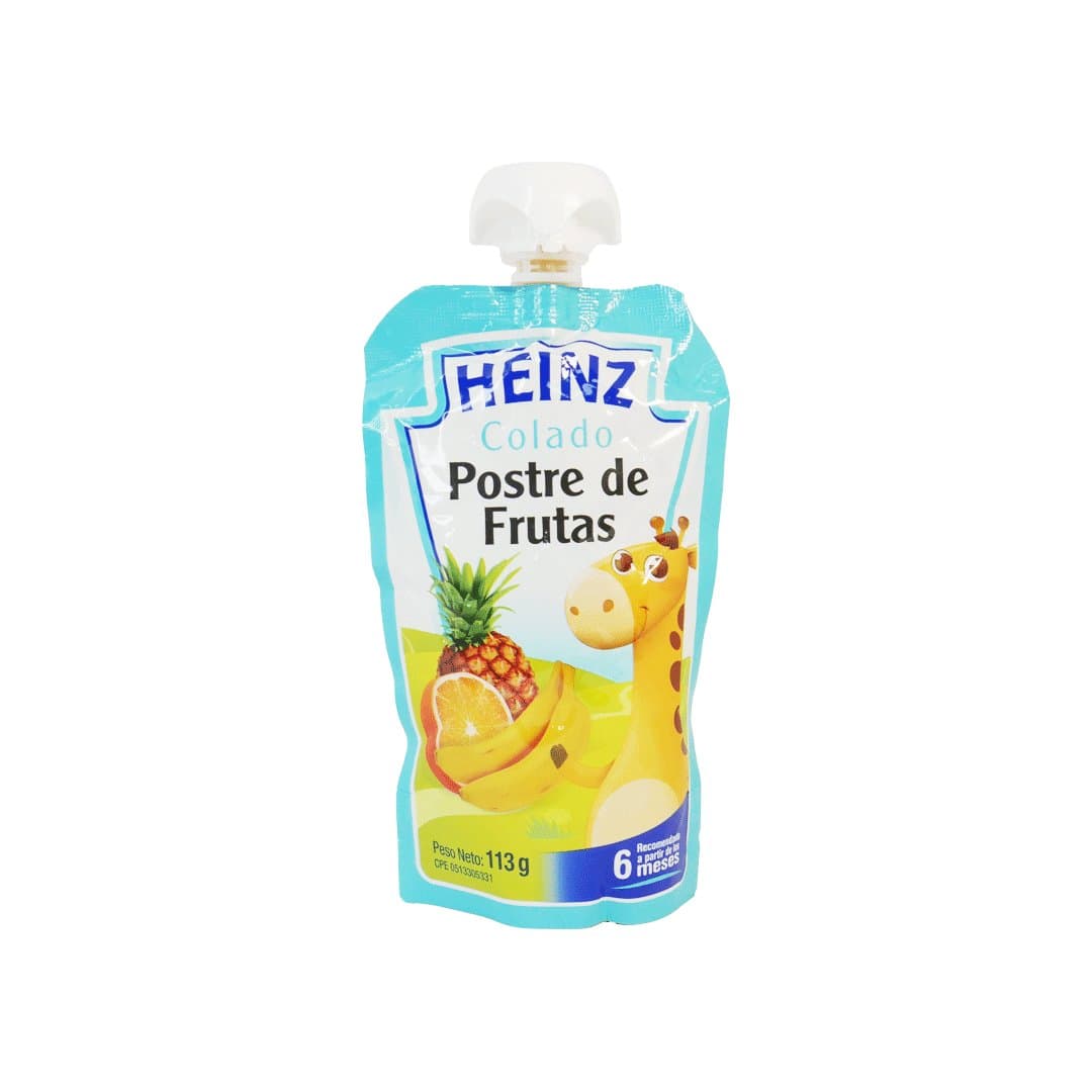 COLADO DE POSTRE DE FRUTAS POUCH HEINZ 113GR foto