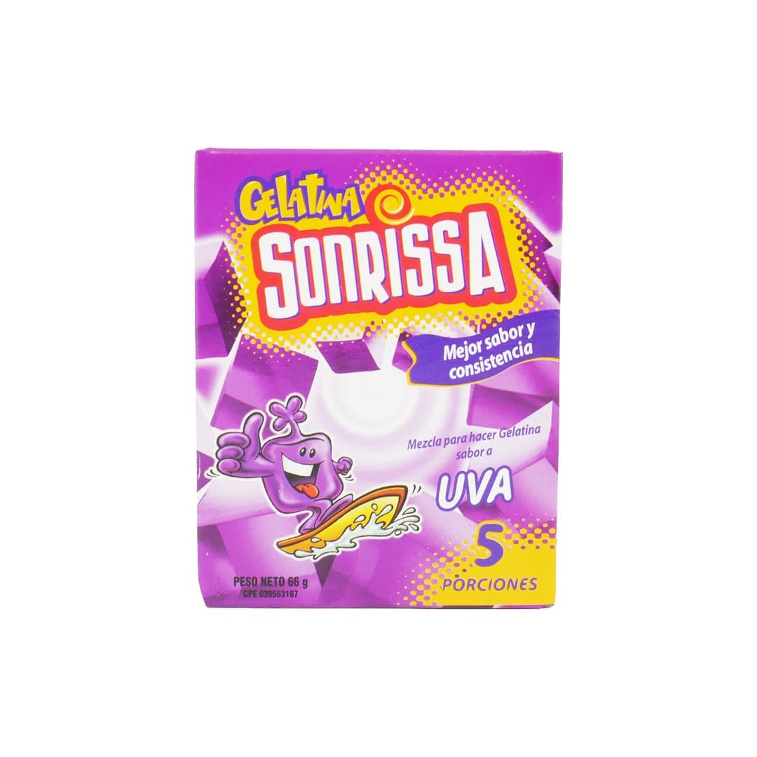 GELATINA DE UVA SONRISSA 66GR foto