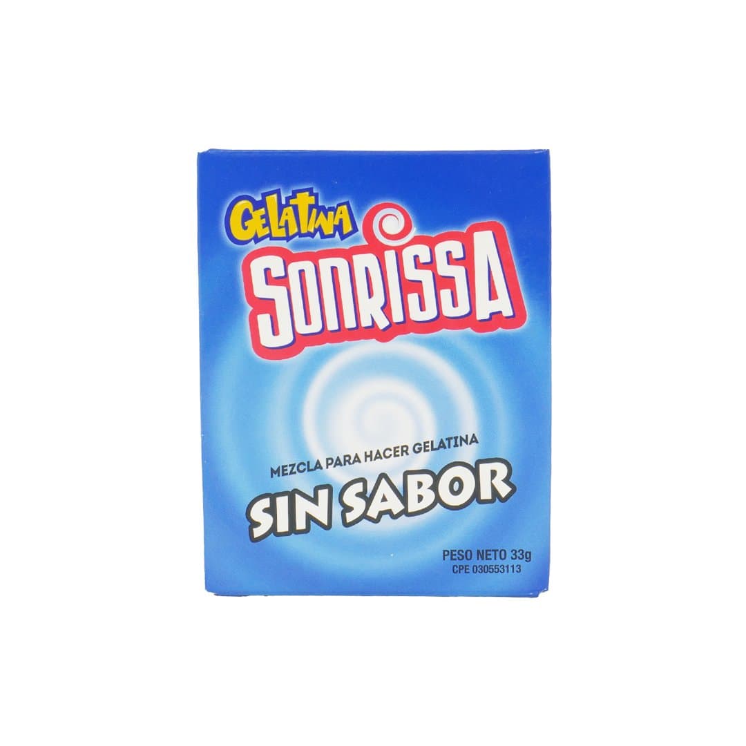 GELATINA SIN SABOR SONRISSA 33GR foto