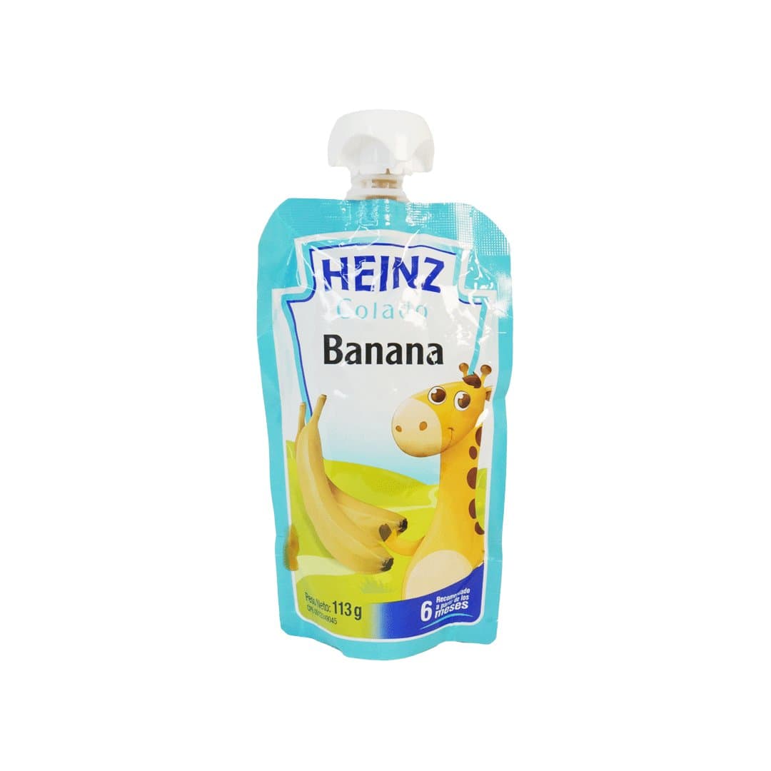COLADO DE BANANA POUCH HEINZ 113 GR foto