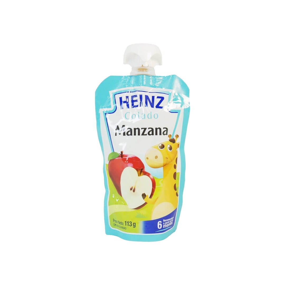 COLADO POUCH MANZANA HEINZ 113GR* foto