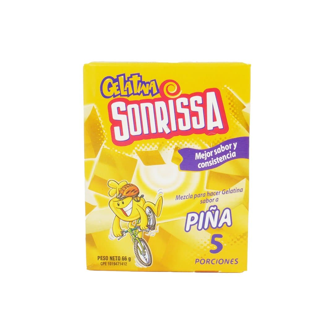 GELATINA SAB PIÑA SONRISSA 66GR foto
