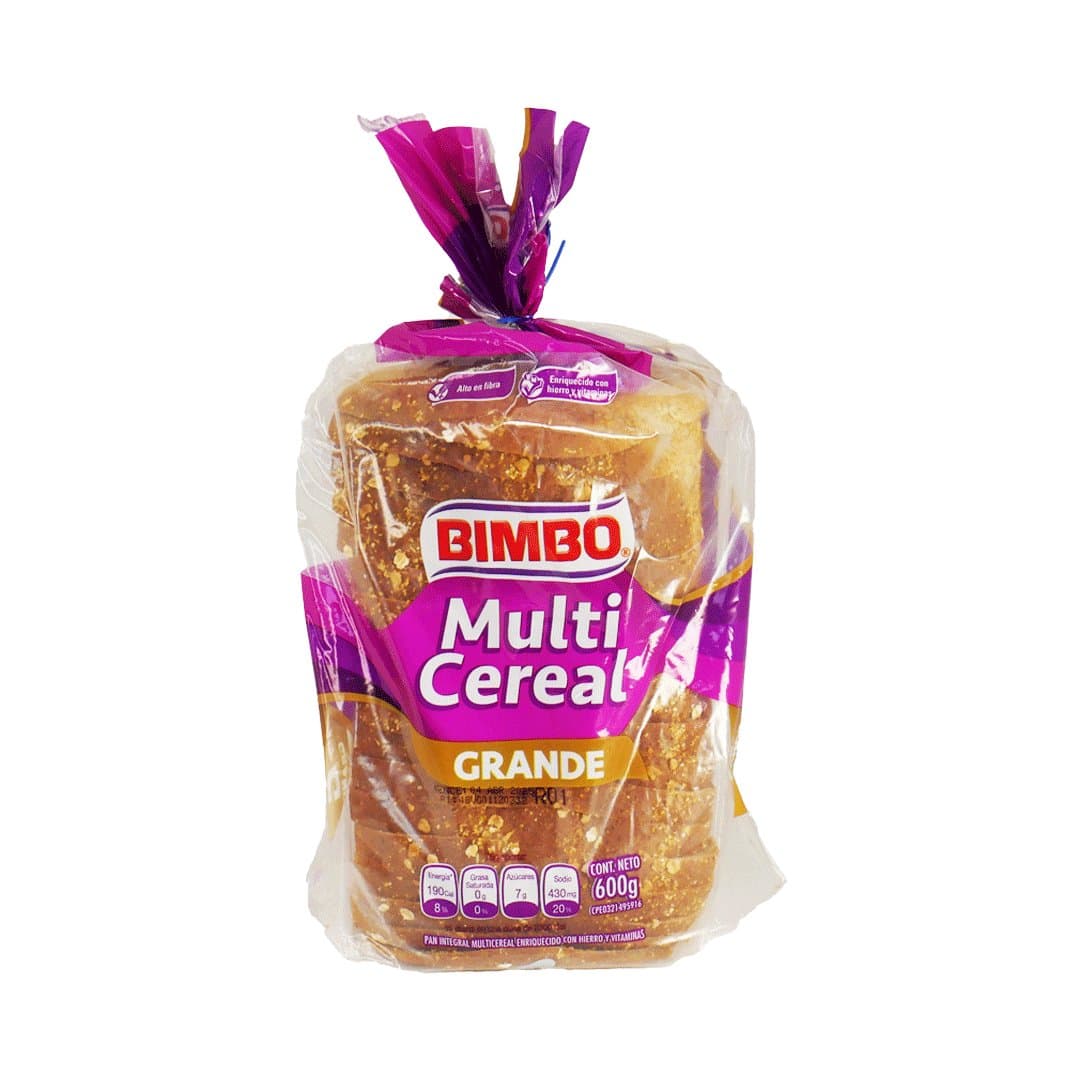 PAN INTEGRAL MULTICEREAL BIMBO 600GR foto