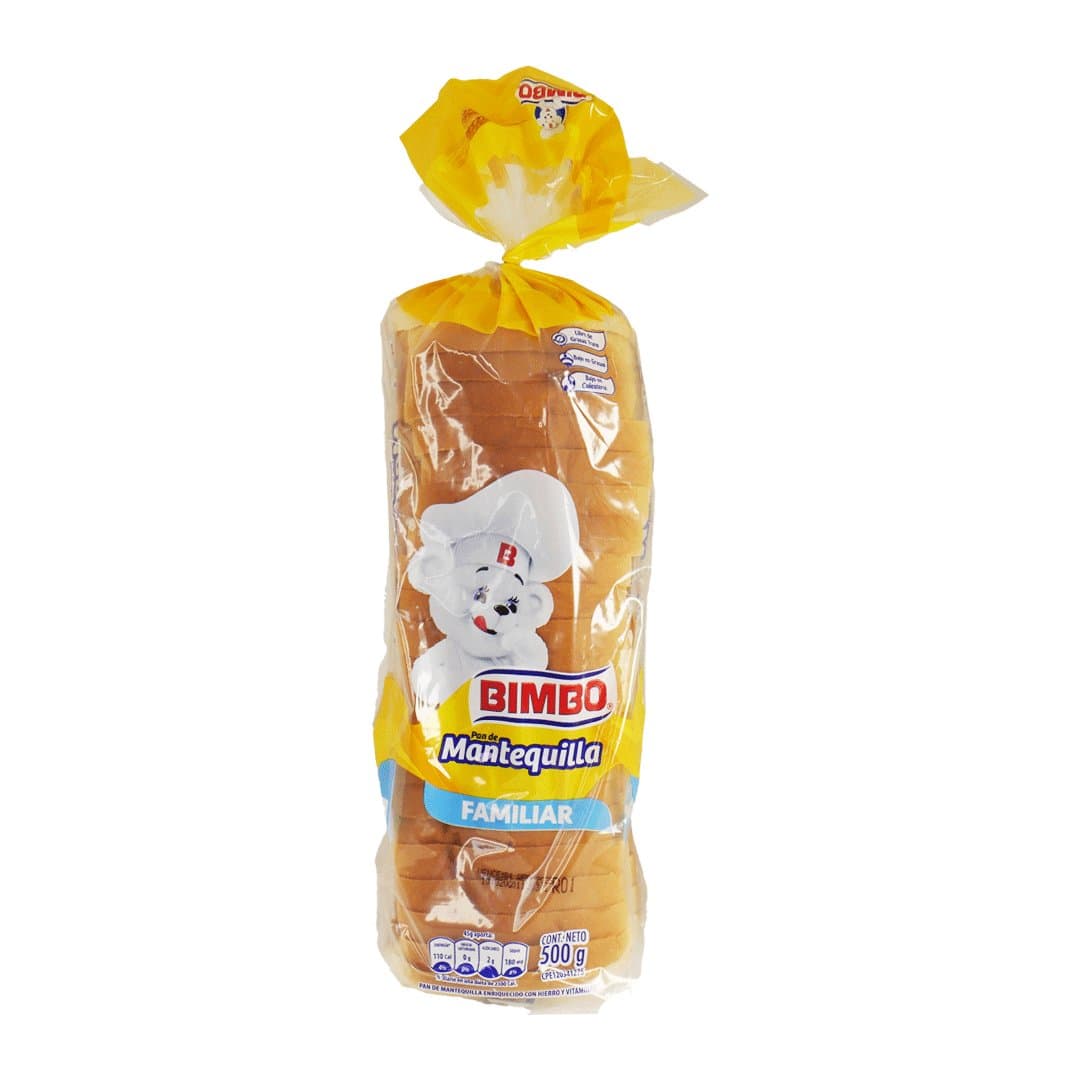 PAN MANTEQUILLA BIMBO 500GR foto
