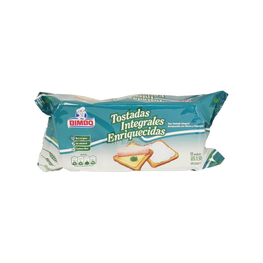 TOSTADA INTEGRAL BIMBO 150GR foto