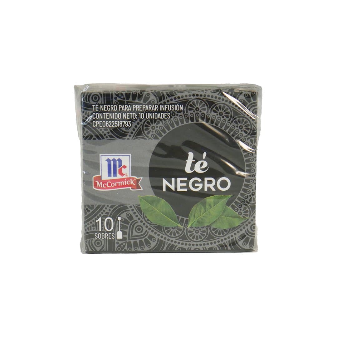 TE NEGRO BOLSAS MC CORMICK 10UND foto