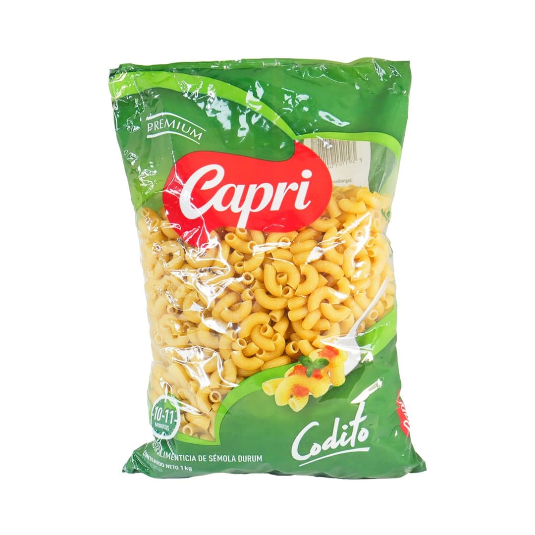 PASTA PREMIUN CODITO CAPRI 1KG foto