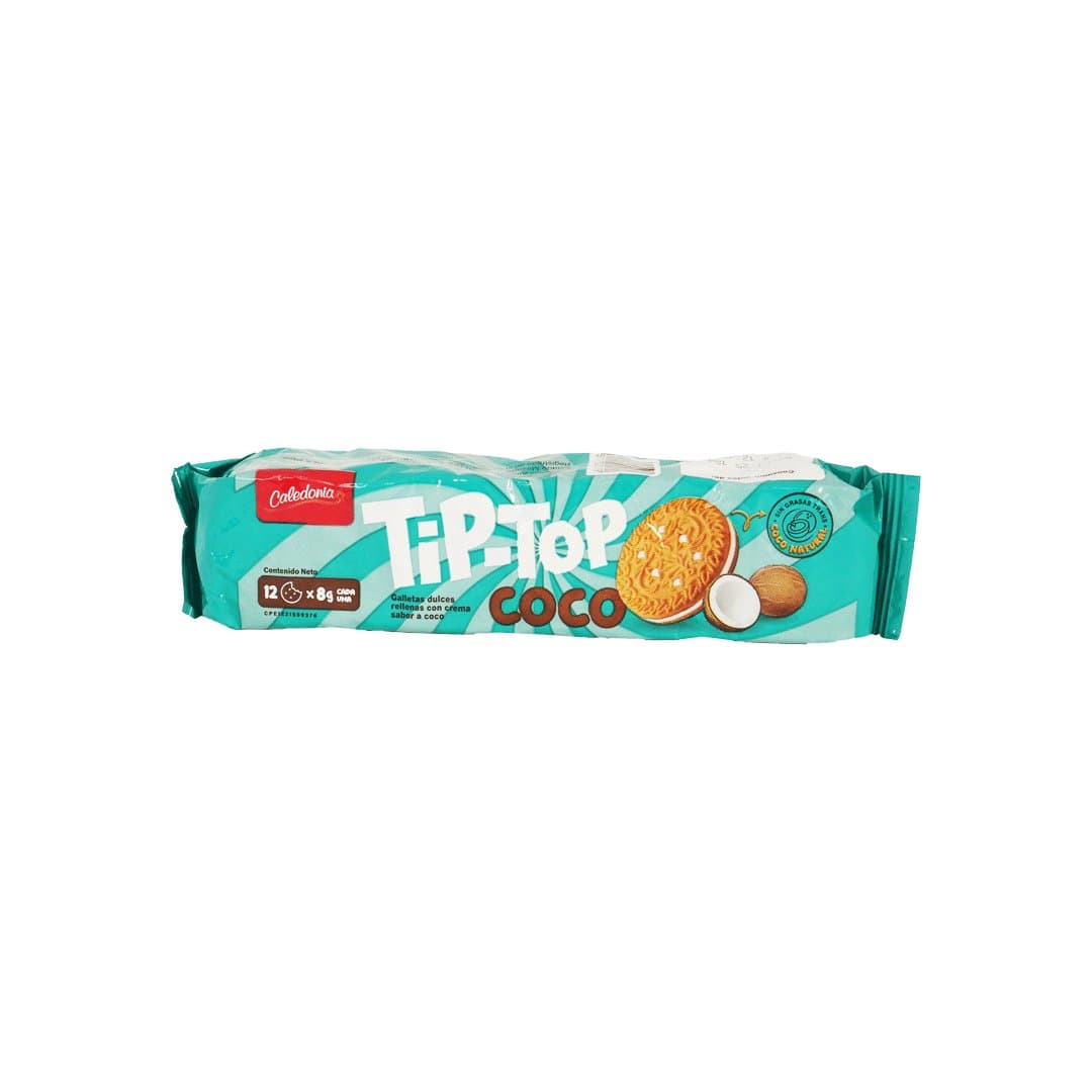 GALLETAS DE COCO TIP TOP 96GR foto