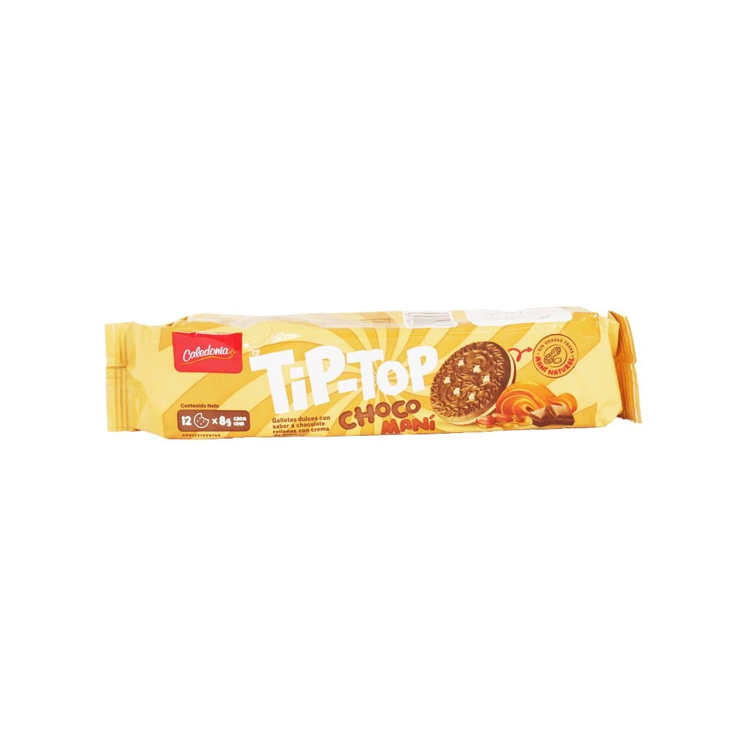 GALLETAS DE CHOCO MANI TIP TOP  96GR foto