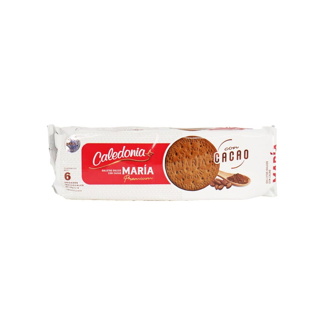 GALLETAS MARIA CON CACAO CALEDONIA 150GR foto