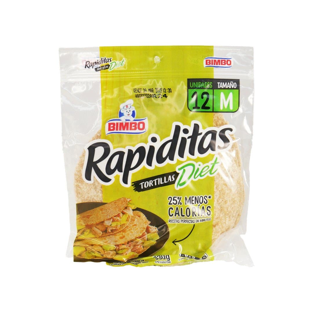 TORTILLAS INTEGRAL BIMBO 330GR foto