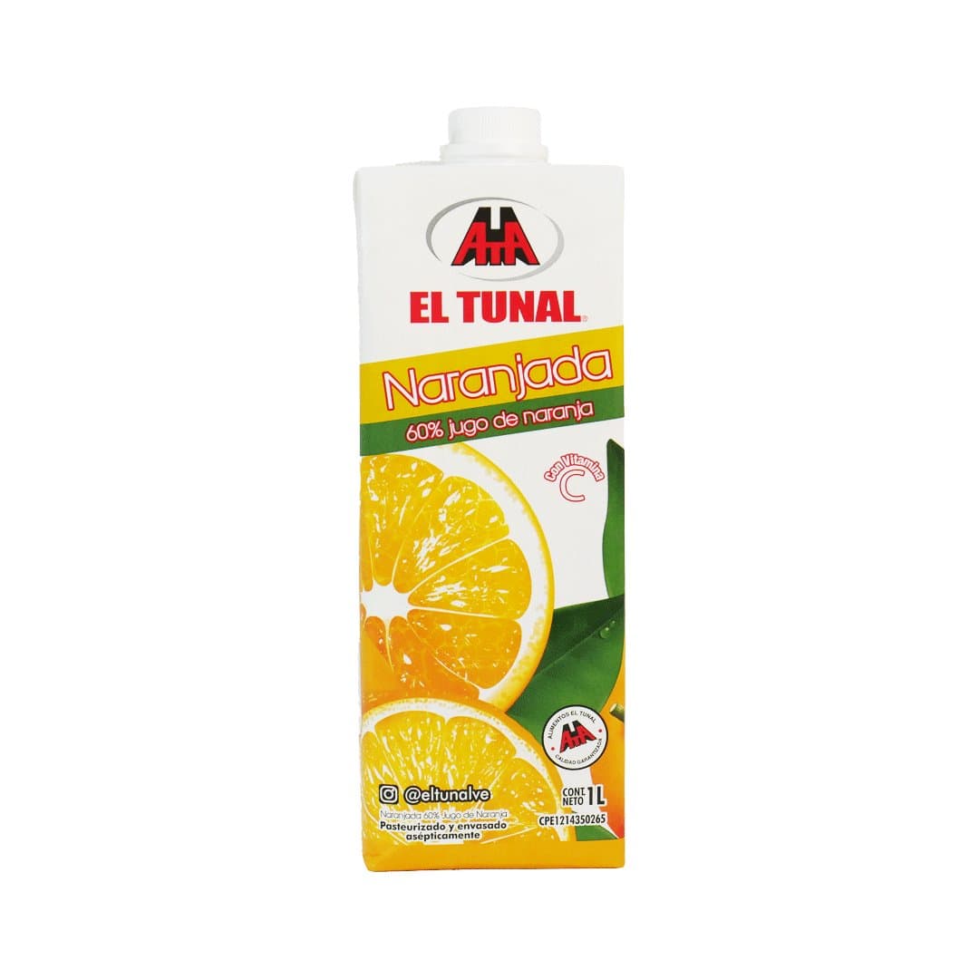JUGO NARANJA EL TUNAL  1LT foto