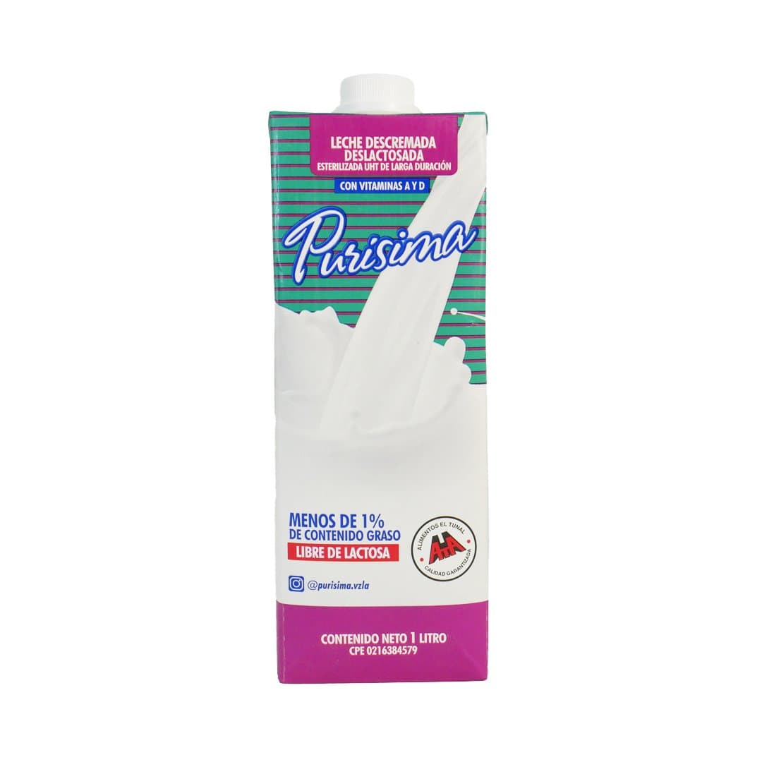 LECHE DESLACTOSADA PURISIMA 1LT* foto