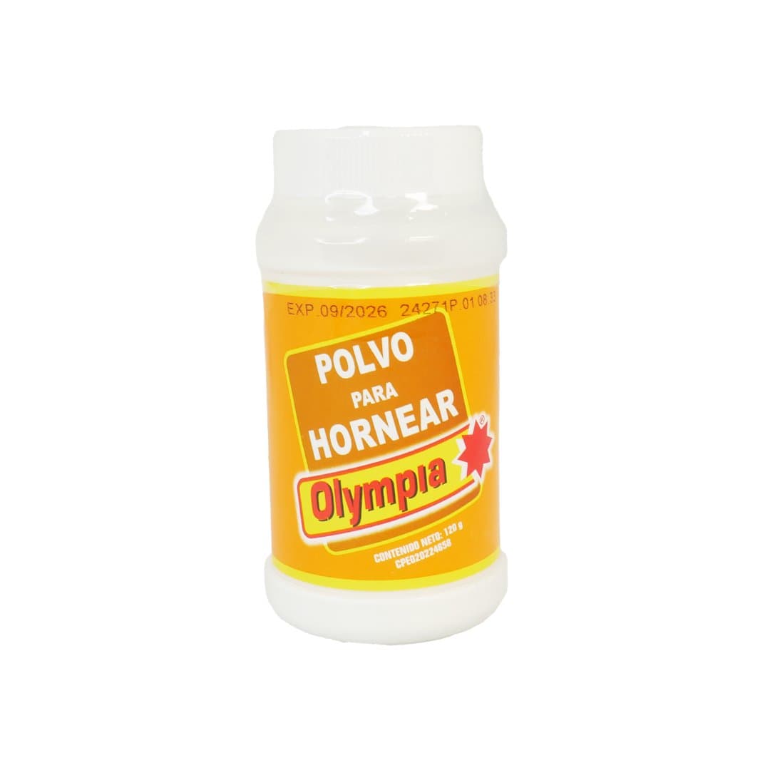POLVO PARA HORNEAR OLYMPIA 120GR foto
