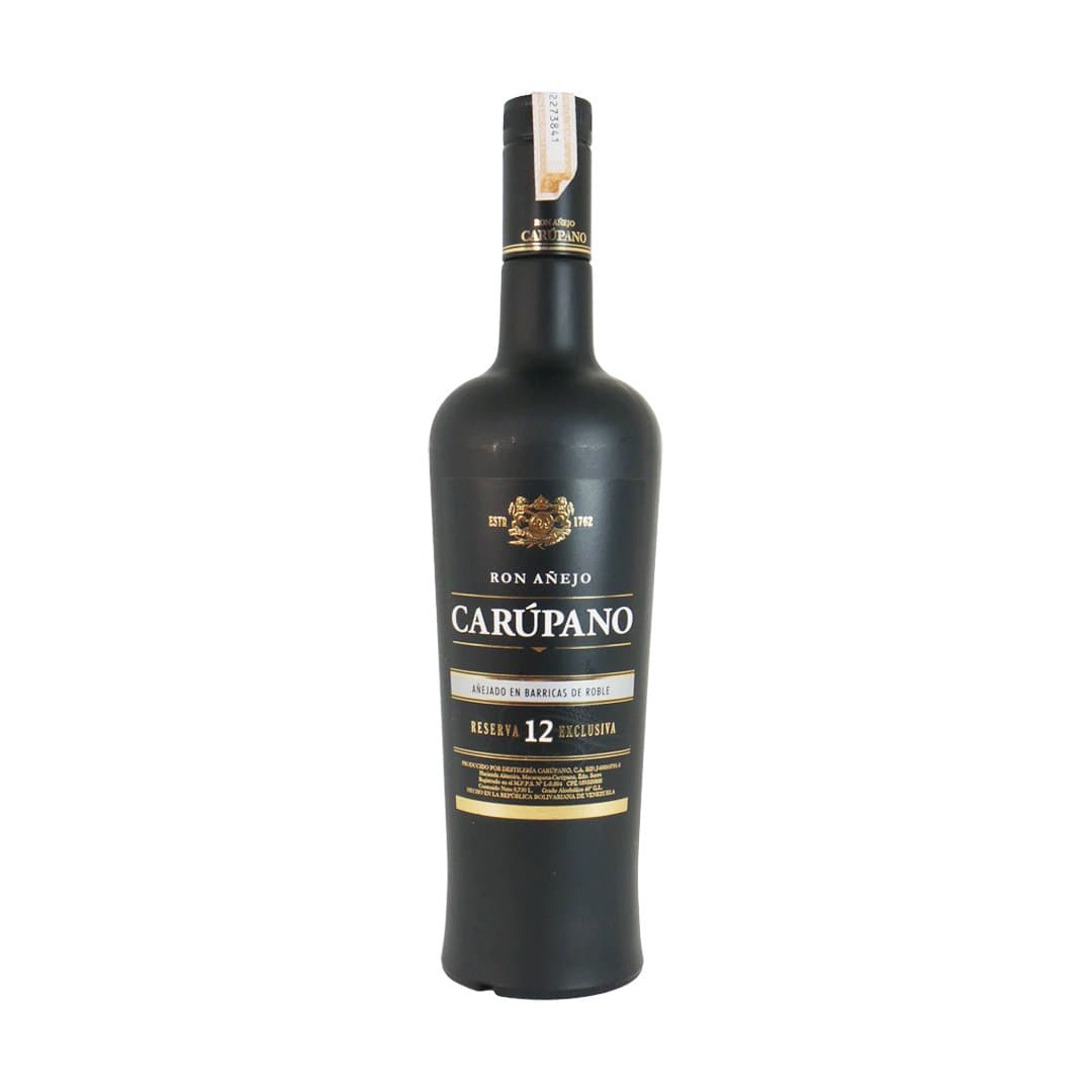 RON AÑEJO 12 AÑOS CARUPANO 0.75LT foto