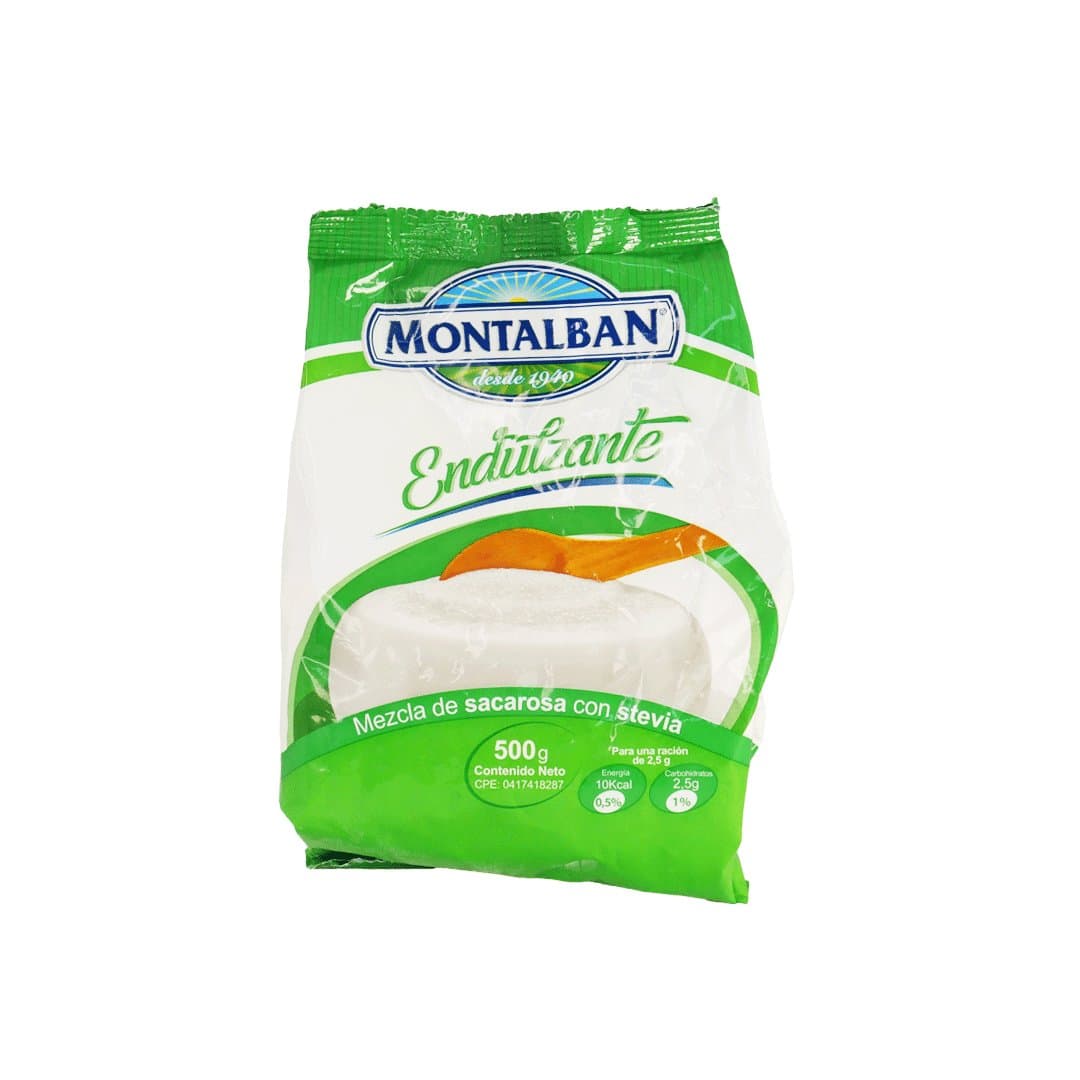 ENDULZANTE CON STEVIA MONTALBAN 500GR foto