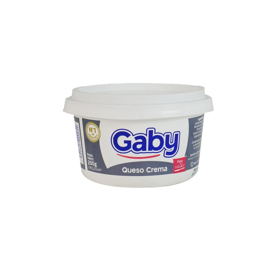 QUESO CREMA GABY 250GR foto