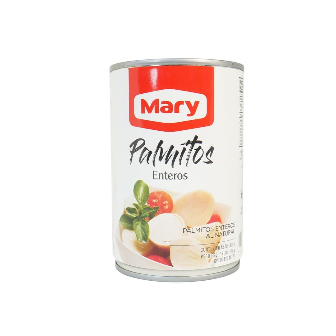 PALMITOS ENTEROS AL NATURAL MARY 400G foto