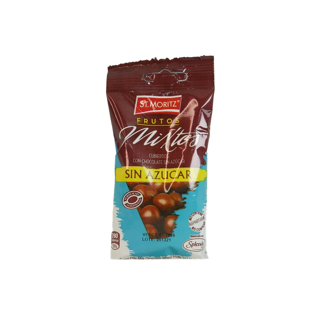 FRUTOS MIXTOS CUBIERTOS S/AZUCAR MORITZ 40GR foto