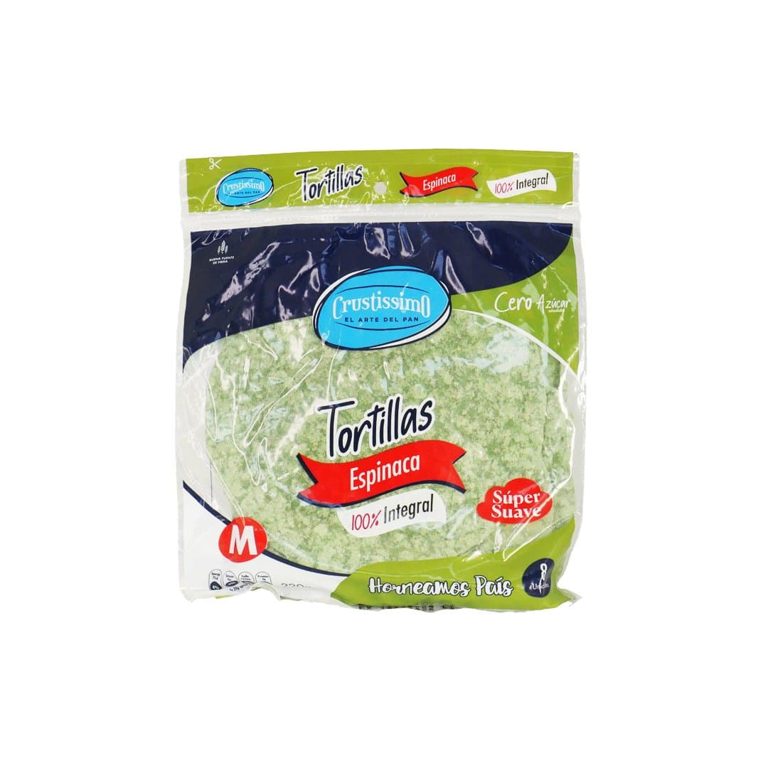 TORTILLA INTEGRAL SAB ESPINACA CRUSTISSIMO 8UND foto