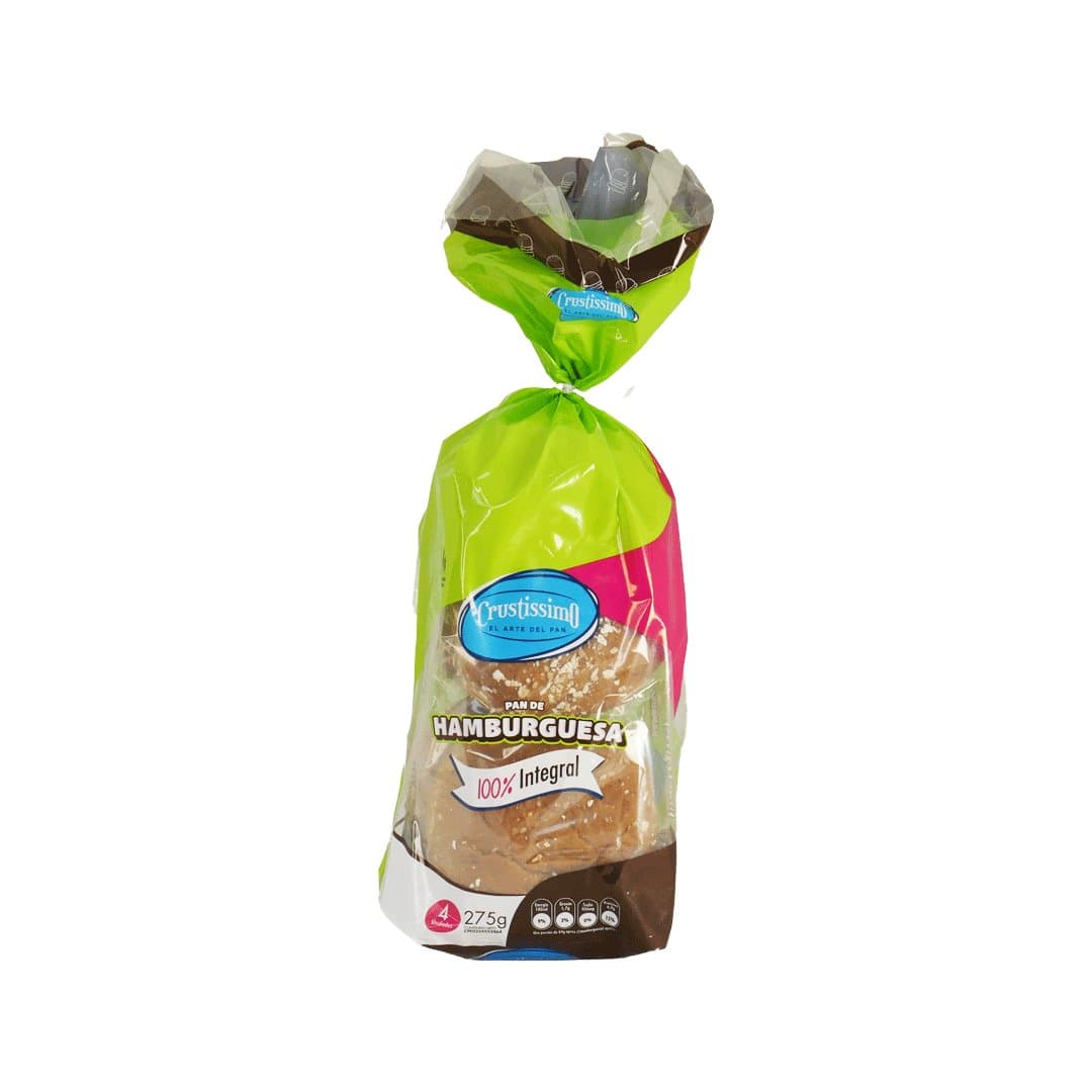 PAN HAMBURGUESA INTEGRAL CRUSTISSIMO 275GR foto