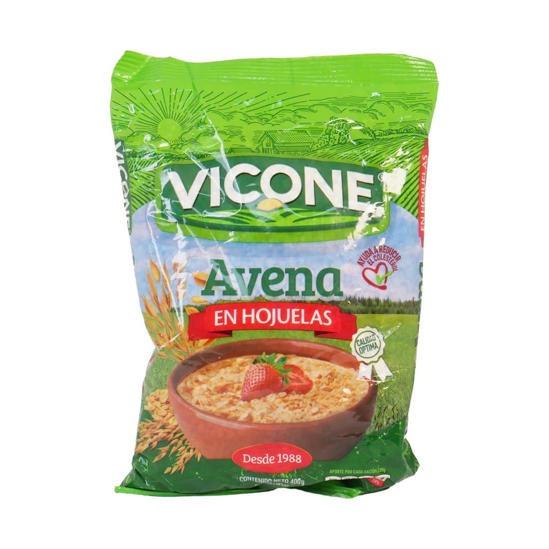 AVENA EN HOJUELAS VICONE 400GR foto
