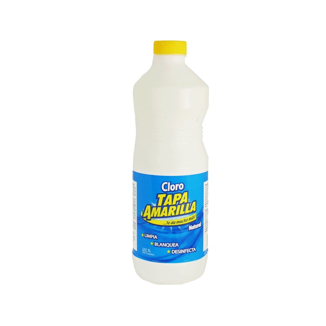 CLORO NATURAL TAPA AMARILLA 1LT foto