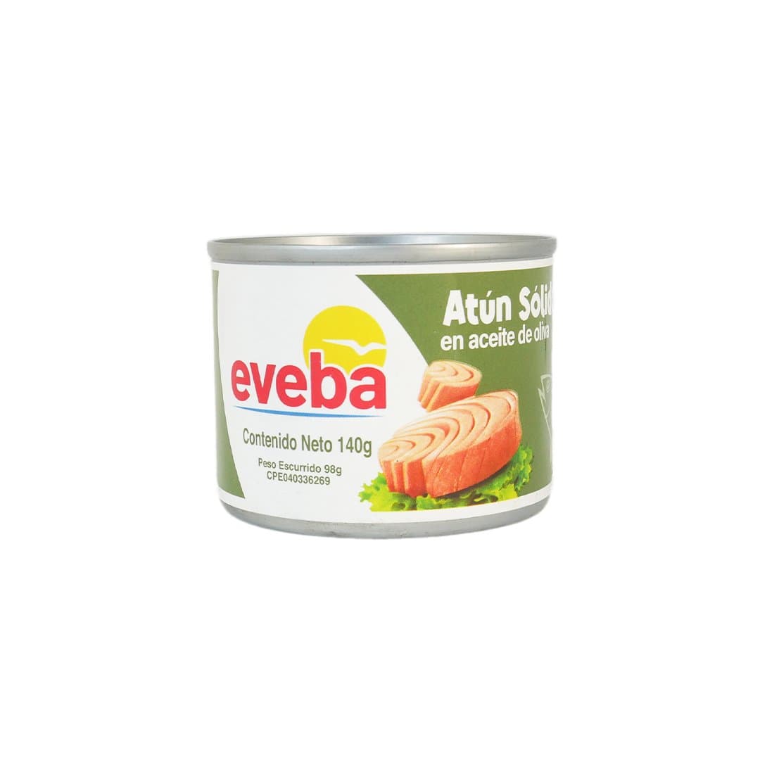 ATUN EN ACEITE DE OLIVA EVEBA 140 GR foto