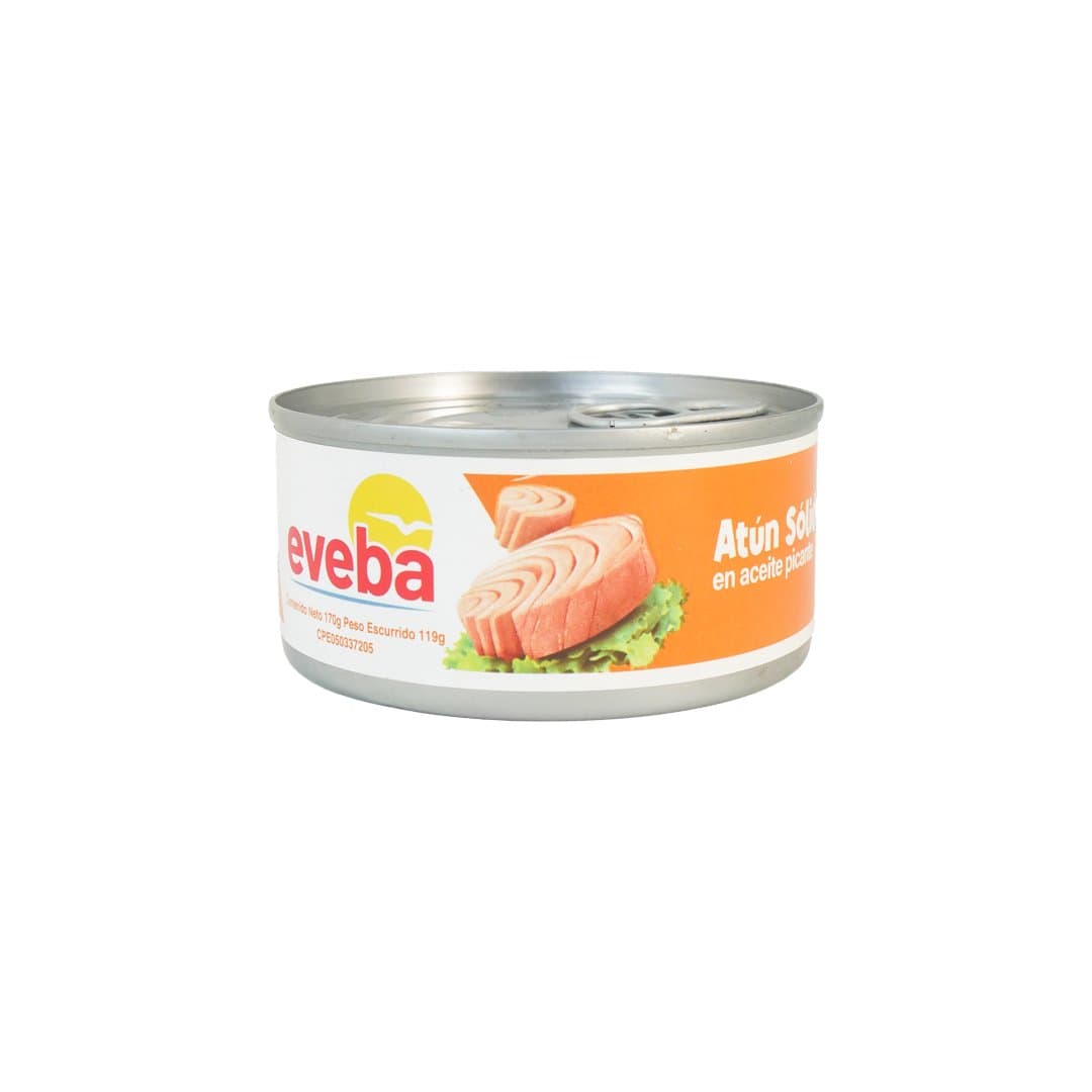 ATUN EN ACEITE PICANTE EVEBA 170GR foto