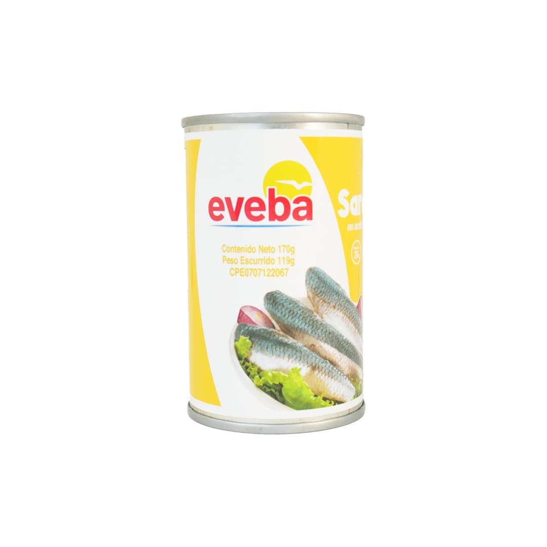 SARDINAS EN ACEITE VEGETAL EVEBA 170GR foto